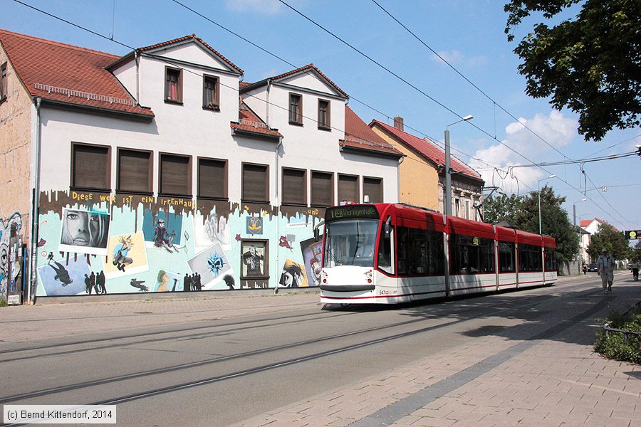 Straßenbahn Erfurt - 647
/ Bild: erfurt647_bk1408060026.jpg