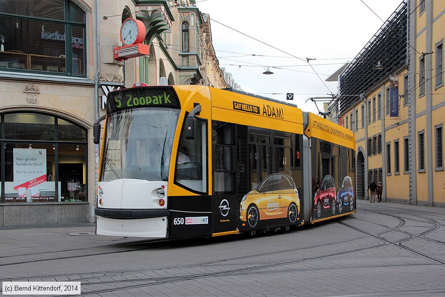 Straßenbahn Erfurt - 650
/ Bild: erfurt650_bk1408030318.jpg