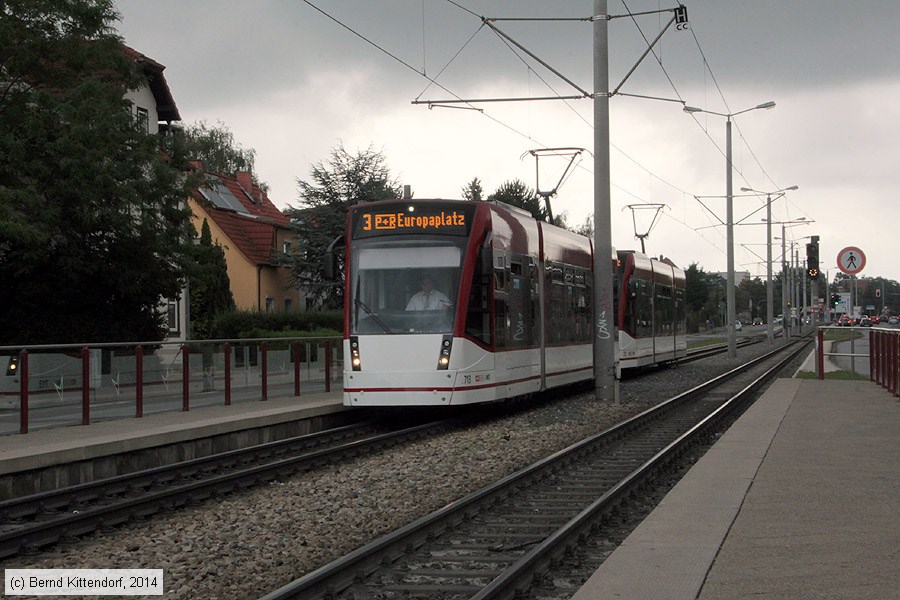 Straßenbahn Erfurt - 713
/ Bild: erfurt713_bk1408050035.jpg
