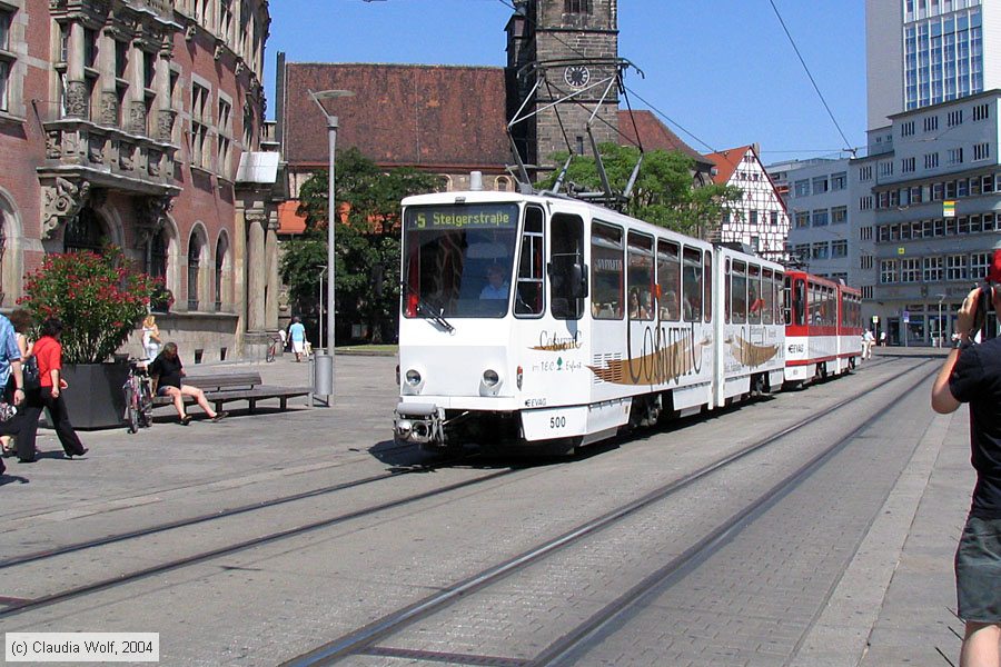 Straßenbahn Erfurt - 500
/ Bild: erfurt500_cw001254.jpg