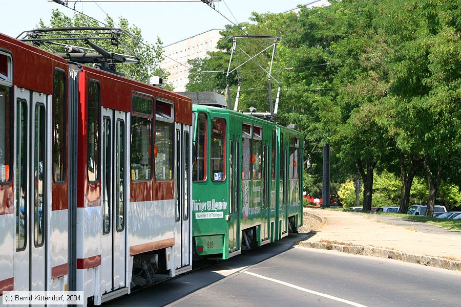 Straßenbahn Erfurt - 518
/ Bild: erfurt518_e0006245.jpg