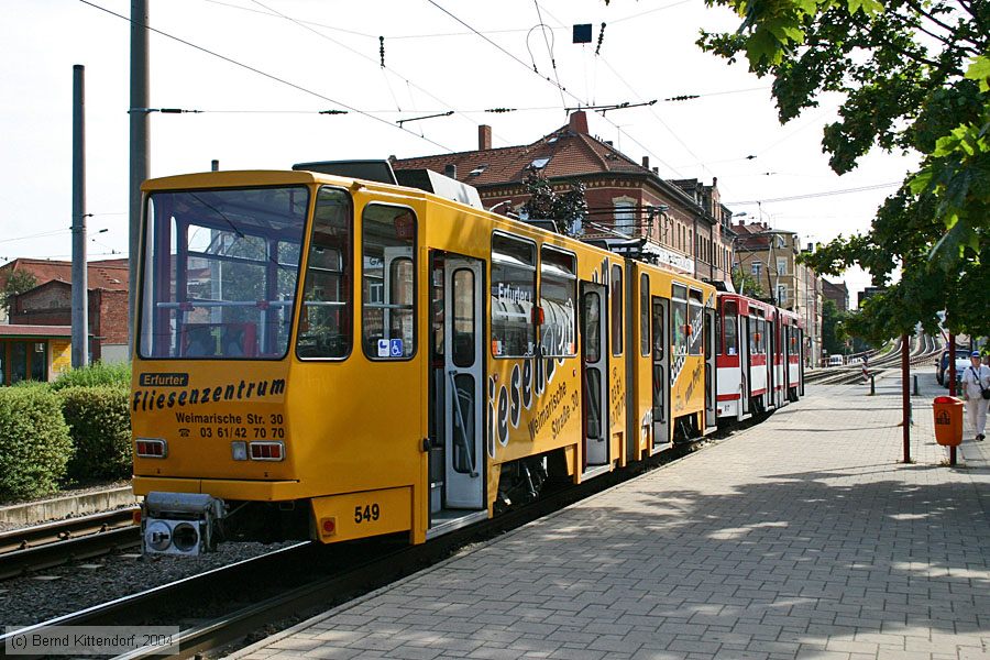 Straßenbahn Erfurt - 549
/ Bild: erfurt549_e0006358.jpg