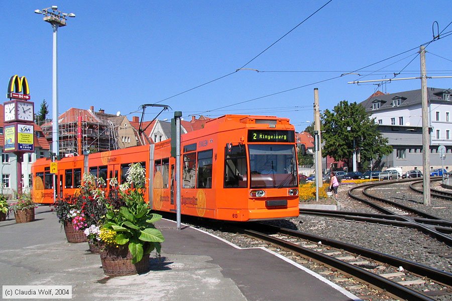 Straßenbahn Erfurt - 613
/ Bild: erfurt613_cw001245.jpg