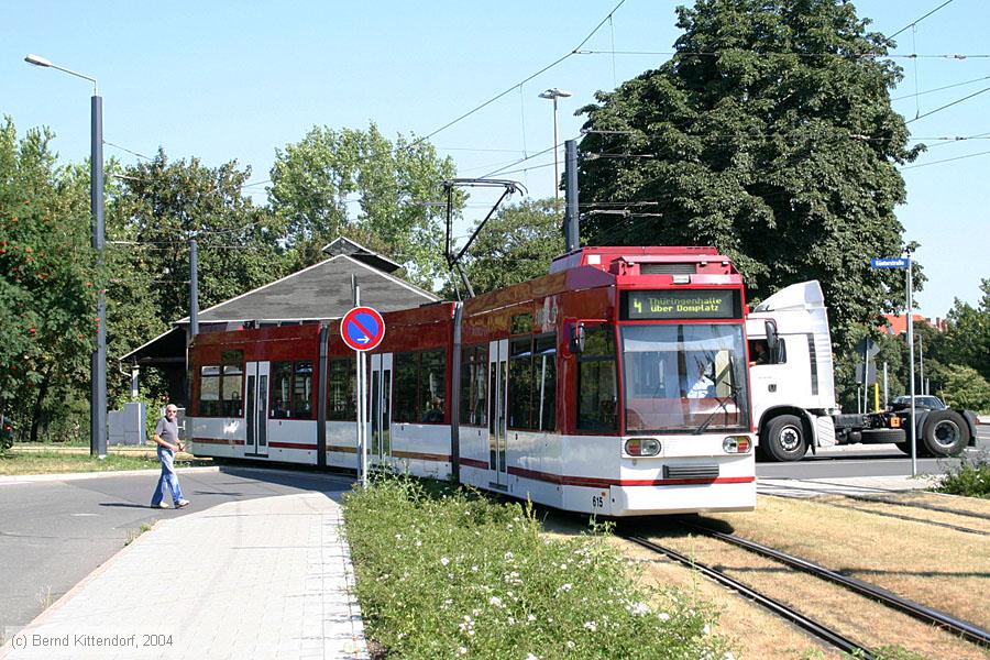 Straßenbahn Erfurt - 615
/ Bild: erfurt615_e0006190.jpg