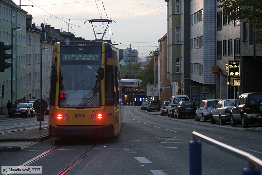 Straßenbahn Essen - 1511
/ Bild: essen1511_cw0910210186.jpg Straßenbahn Essen - 1511
/ Bild: essen1511_cw0910210186.jpg