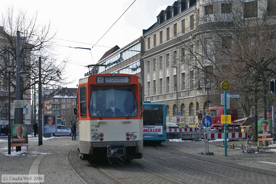 Straßenbahn Frankfurt (Main) - 663
/ Bild: frankfurtmain663_cw0603060067.jpg