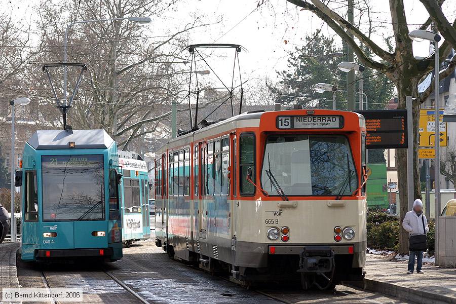 Straßenbahn Frankfurt (Main) - 665
/ Bild: frankfurtmain665_bk0603060057.jpg