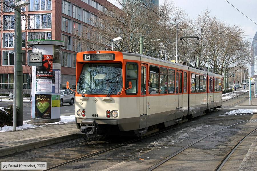 Straßenbahn Frankfurt (Main) - 684
/ Bild: frankfurtmain684_bk0603060091.jpg