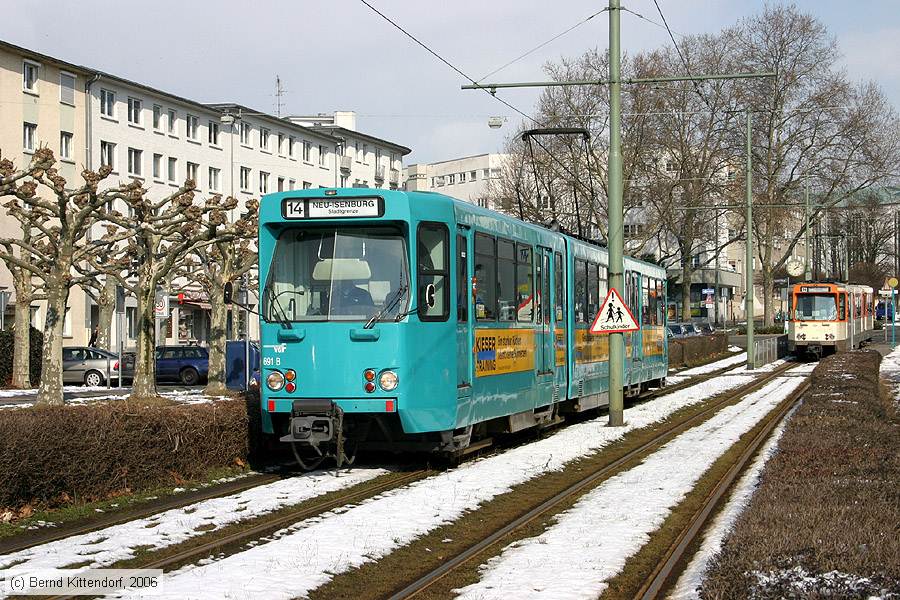 Straßenbahn Frankfurt (Main) - 691
/ Bild: frankfurtmain691_bk0603060135.jpg