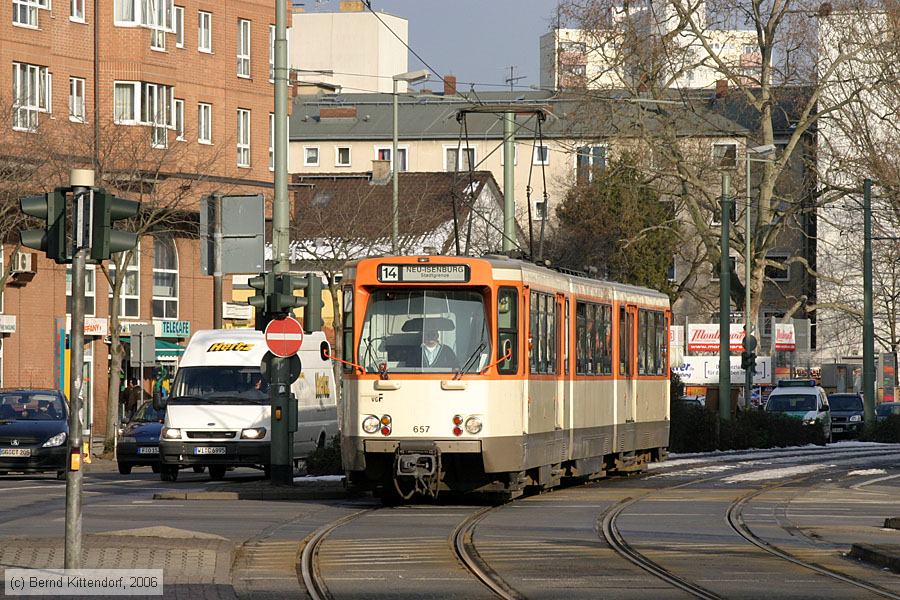 Stra&szlig;enbahn Frankfurt (Main) - 657
/ Bild: frankfurtmain657_bk0603060211.jpg
