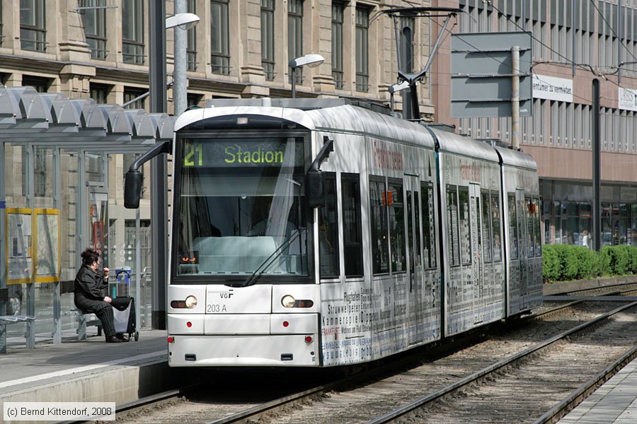 Straßenbahn Frankfurt (Main) - 203
/ Bild: frankfurtmain203_bk0805020091.jpg