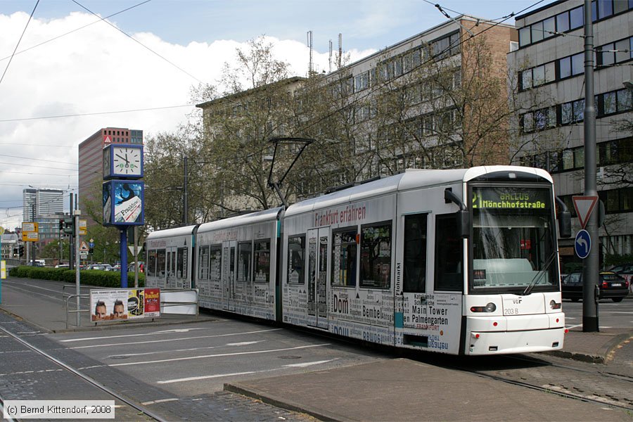 Straßenbahn Frankfurt (Main) - 203
/ Bild: frankfurtmain203_bk0805020130.jpg