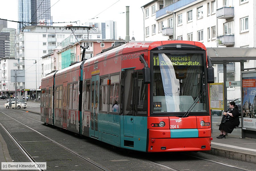 Stra&szlig;enbahn Frankfurt (Main) - 204
/ Bild: frankfurtmain204_bk0805020229.jpg