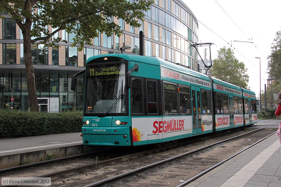 Stra&szlig;enbahn Frankfurt (Main) - 208
/ Bild: frankfurtmain208_bk1309120402.jpg