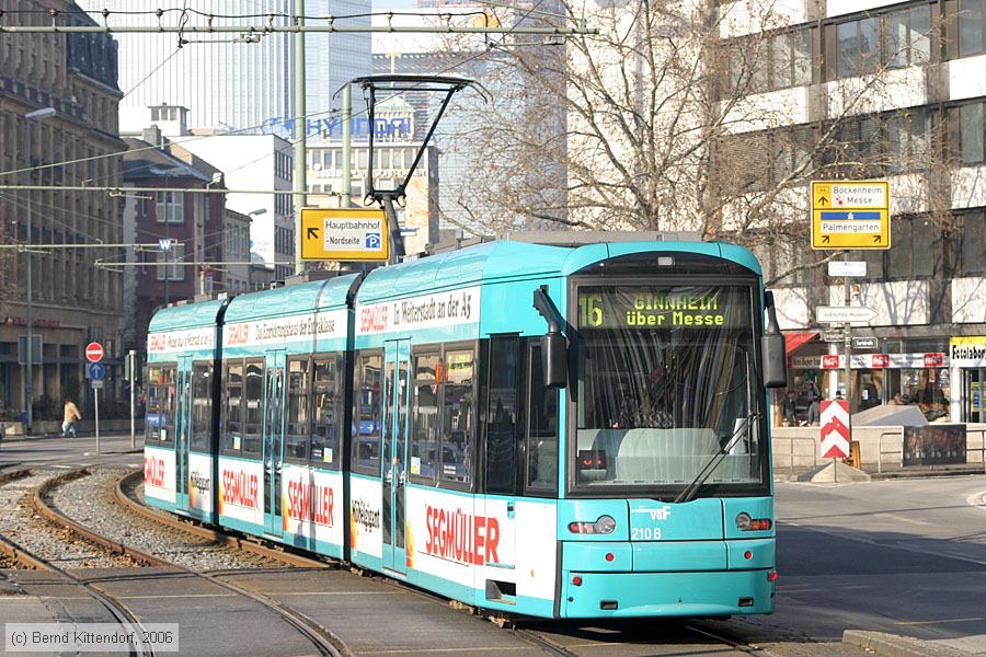 Straßenbahn Frankfurt (Main) - 210
/ Bild: frankfurtmain210_e0026136.jpg