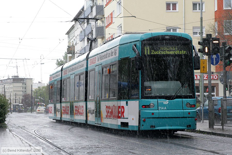 Straßenbahn Frankfurt (Main) - 214
/ Bild: frankfurtmain214_bk0805020238.jpg