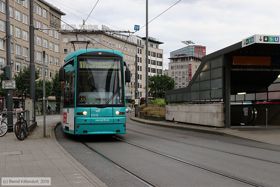 Straßenbahn Frankfurt (Main) - 214
/ Bild: frankfurtmain214_bk1806180163.jpg