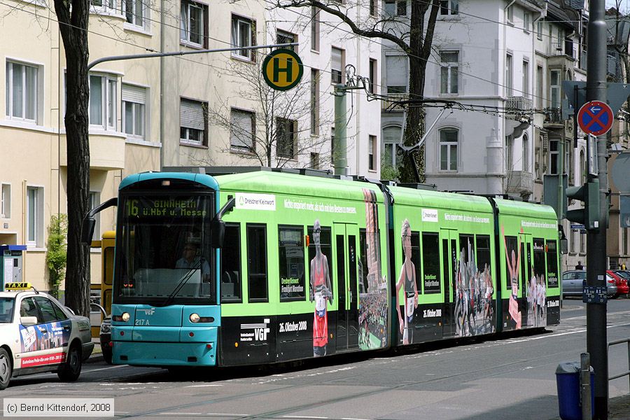 Straßenbahn Frankfurt (Main) - 217
/ Bild: frankfurtmain217_bk0805020126.jpg