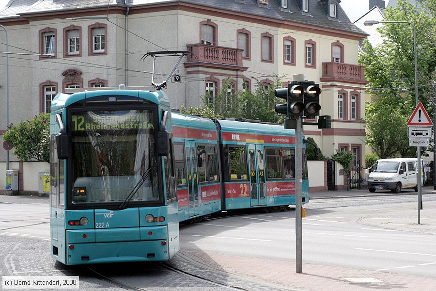 Straßenbahn Frankfurt (Main) - 222
/ Bild: frankfurtmain222_bk0805020141.jpg