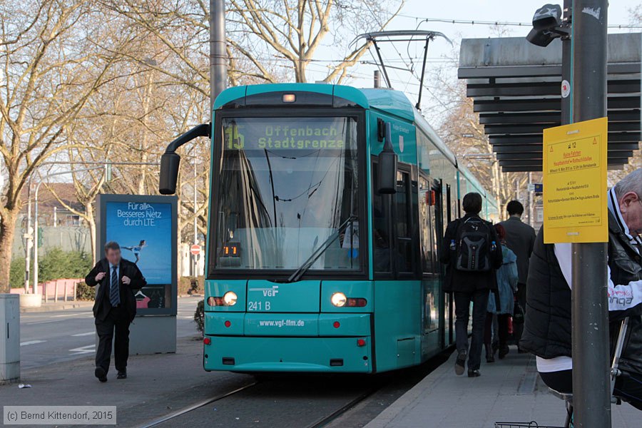 Straßenbahn Frankfurt (Main) - 241
/ Bild: frankfurtmain241_bk1503170087.jpg