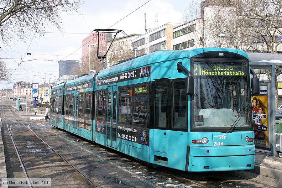 Straßenbahn Frankfurt (Main) - 243
/ Bild: frankfurtmain243_bk0603060090.jpg