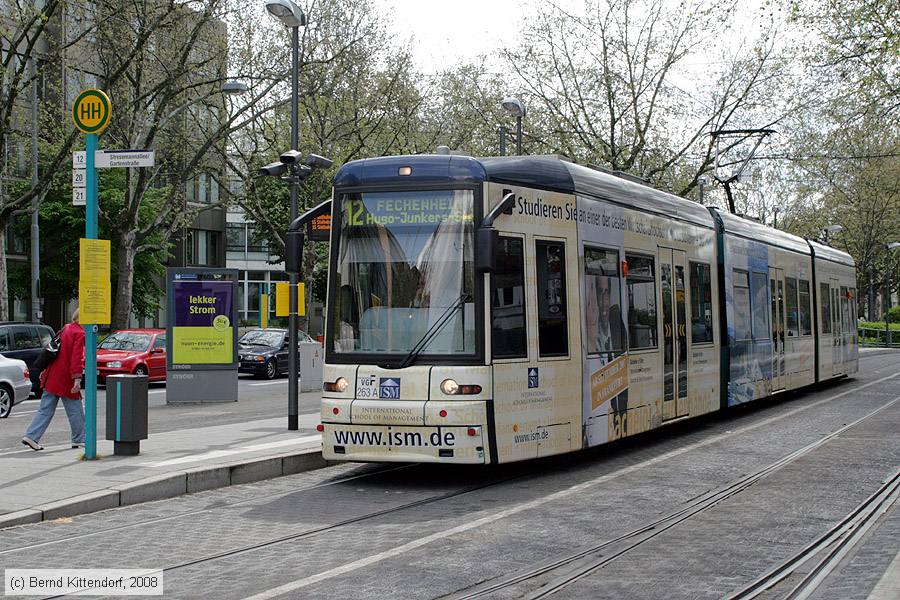 Straßenbahn Frankfurt (Main) - 263
/ Bild: frankfurtmain263_bk0805020094.jpg