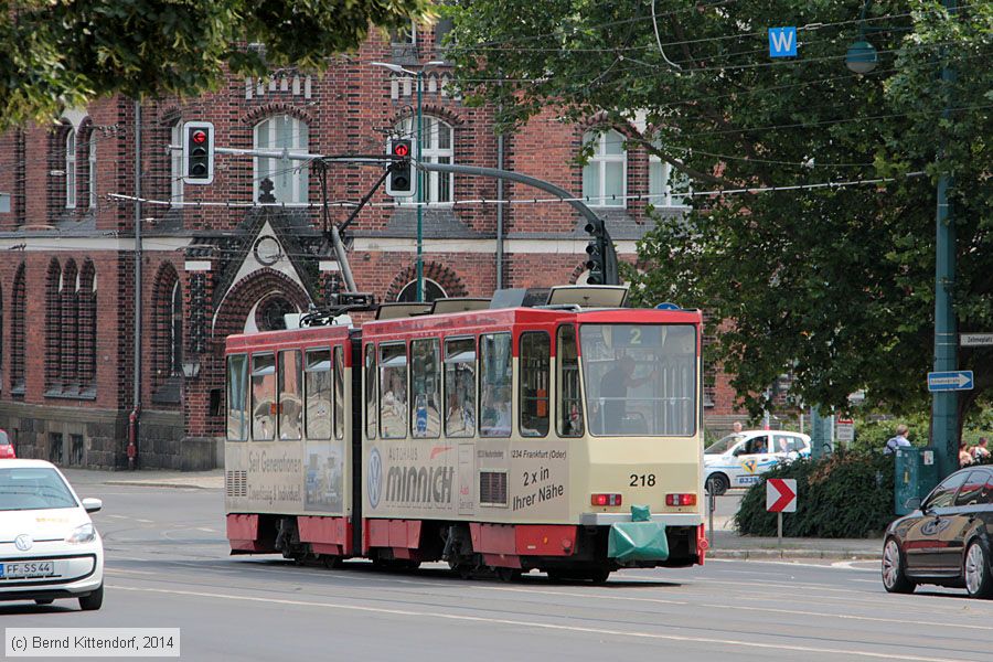 Straßenbahn Frankfurt (Oder) - 218
/ Bild: frankfurtoder218_bk1407210139.jpg