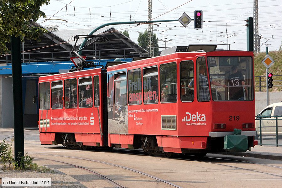 Straßenbahn Frankfurt (Oder) - 219
/ Bild: frankfurtoder219_bk1407210094.jpg