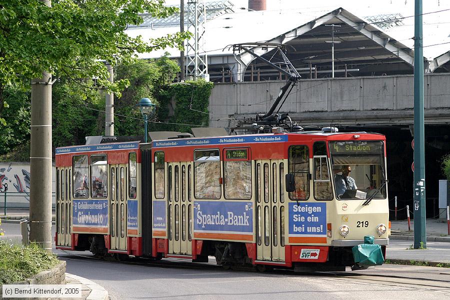 Straßenbahn Frankfurt (Oder) - 219
/ Bild: frankfurtoder219_e0019703.jpg