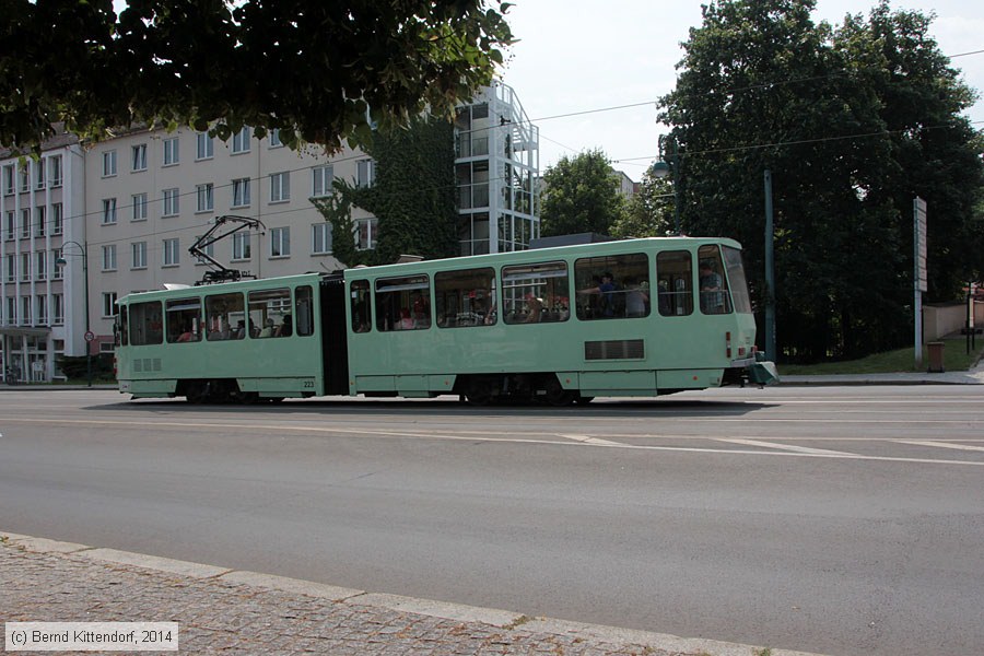 Straßenbahn Frankfurt (Oder) - 223
/ Bild: frankfurtoder223_bk1407210118.jpg