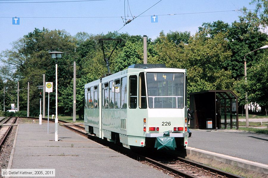 Straßenbahn Frankfurt (Oder) - 226
/ Bild: frankfurtoder226_dk145630.jpg