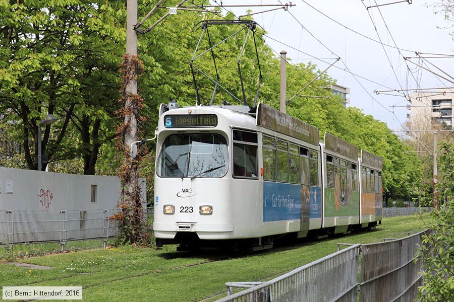 Straßenbahn Freiburg im Breisgau - 223
/ Bild: freiburg223_bk1604220100.jpg