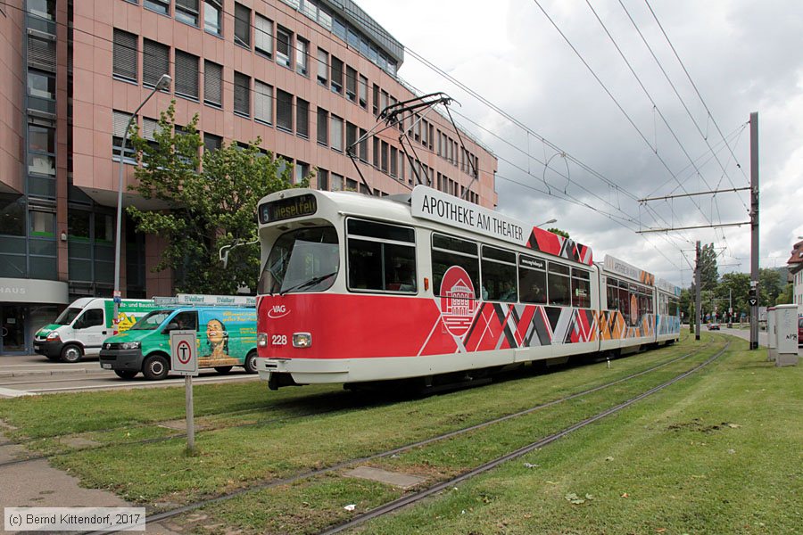 Straßenbahn Freiburg im Breisgau - 228
/ Bild: freiburg228_bk1706070037.jpg