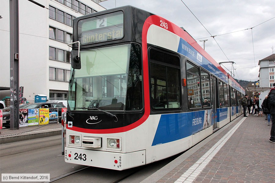 Straßenbahn Freiburg im Breisgau - 243
/ Bild: freiburg243_bk1603230216.jpg