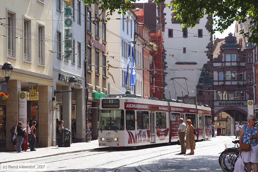 Straßenbahn Freiburg im Breisgau - 260
/ Bild: freiburg260_bk0708060098.jpg