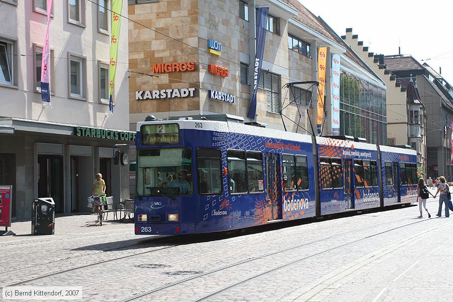 Straßenbahn Freiburg im Breisgau - 263
/ Bild: freiburg263_bk0708060143.jpg