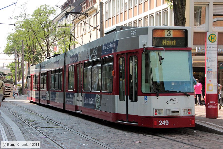 Straßenbahn Freiburg im Breisgau - 249
/ Bild: freiburg249_bk1408010397.jpg