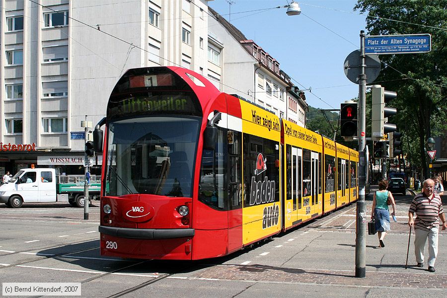 Straßenbahn Freiburg im Breisgau - 290
/ Bild: freiburg290_bk0708060093.jpg