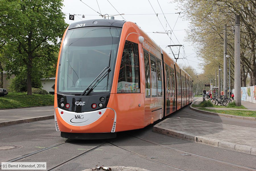 Straßenbahn Freiburg im Breisgau - 301
/ Bild: freiburg301_bk1604220106.jpg
