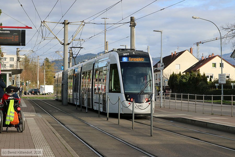 Stra&szlig;enbahn Freiburg im Breisgau - 307
/ Bild: freiburg307_bk2603170284.jpg