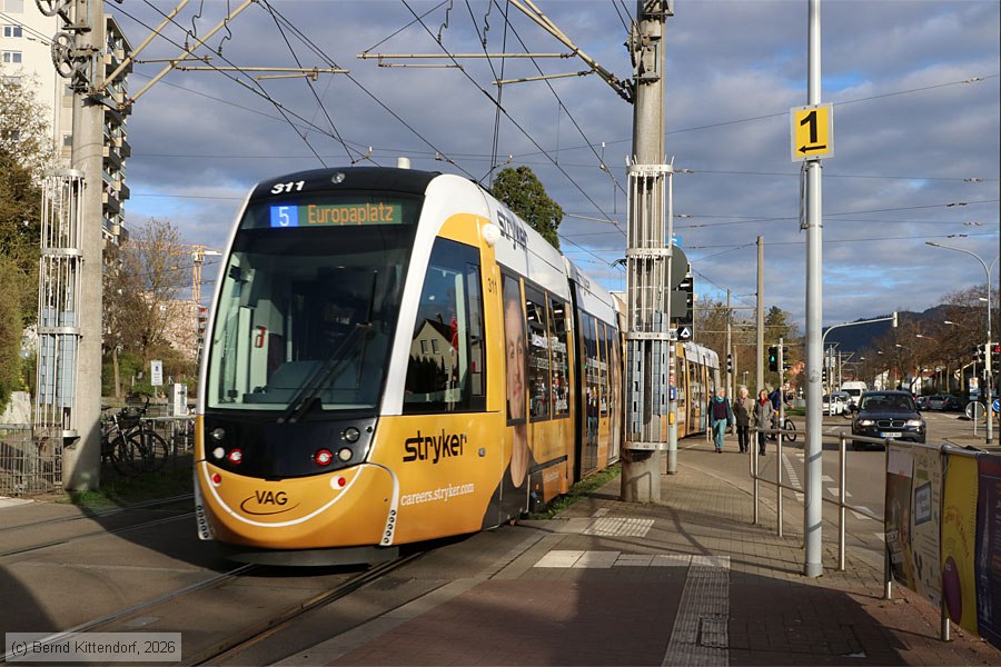 Stra&szlig;enbahn Freiburg im Breisgau - 311
/ Bild: freiburg311_bk2603170290.jpg