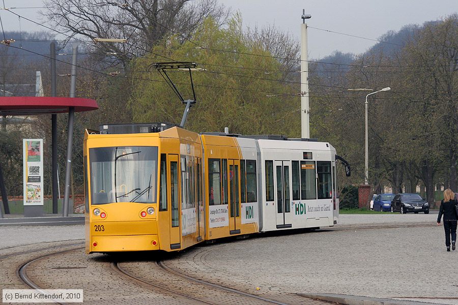 Straßenbahn Gera - 203
/ Bild: gera203_bk1004130015.jpg