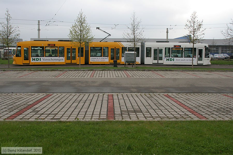 Straßenbahn Gera - 203
/ Bild: gera203_bk1004160019.jpg