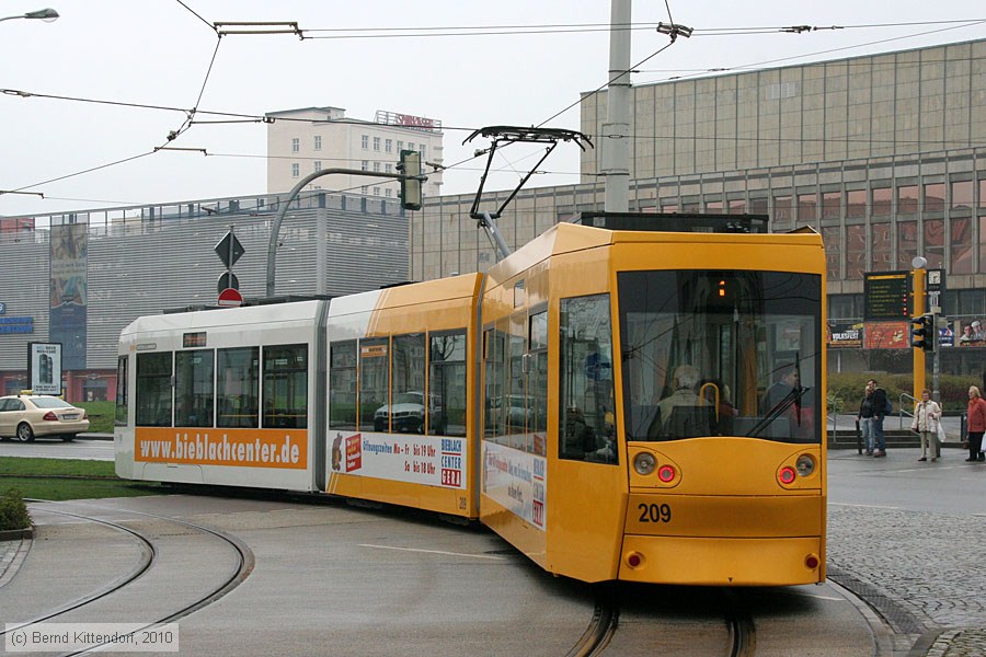 Straßenbahn Gera - 209
/ Bild: gera209_bk1004120101.jpg