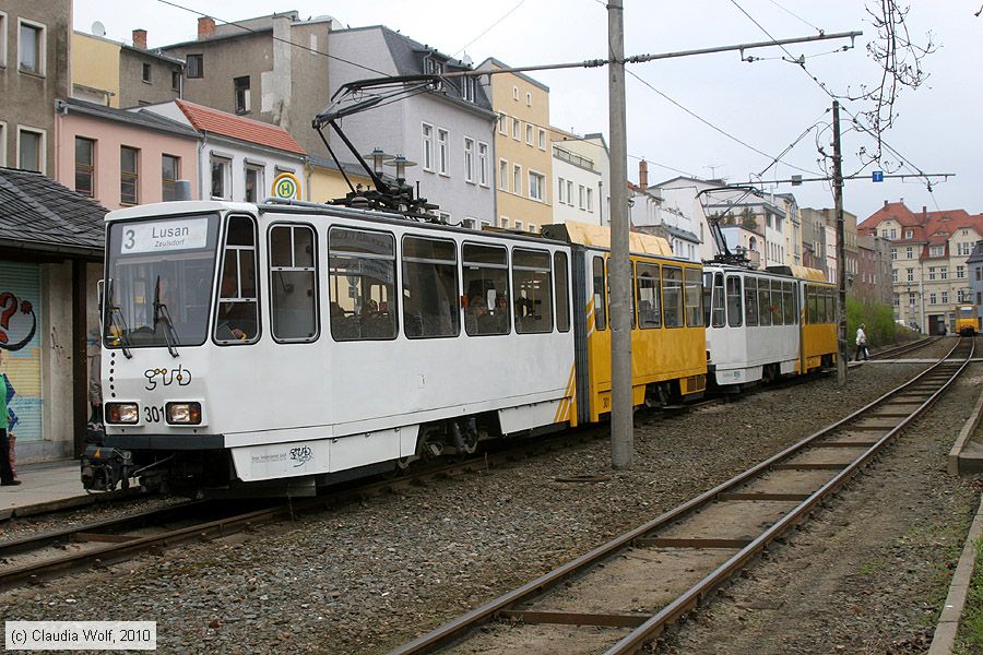 Straßenbahn Gera - 301
/ Bild: gera301_cw1004160027.jpg
