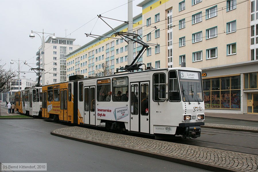 Straßenbahn Gera - 303
/ Bild: gera303_bk1004120194.jpg