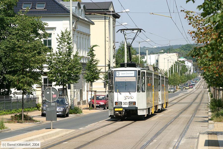 Straßenbahn Gera - 303
/ Bild: gera303_e0005984.jpg