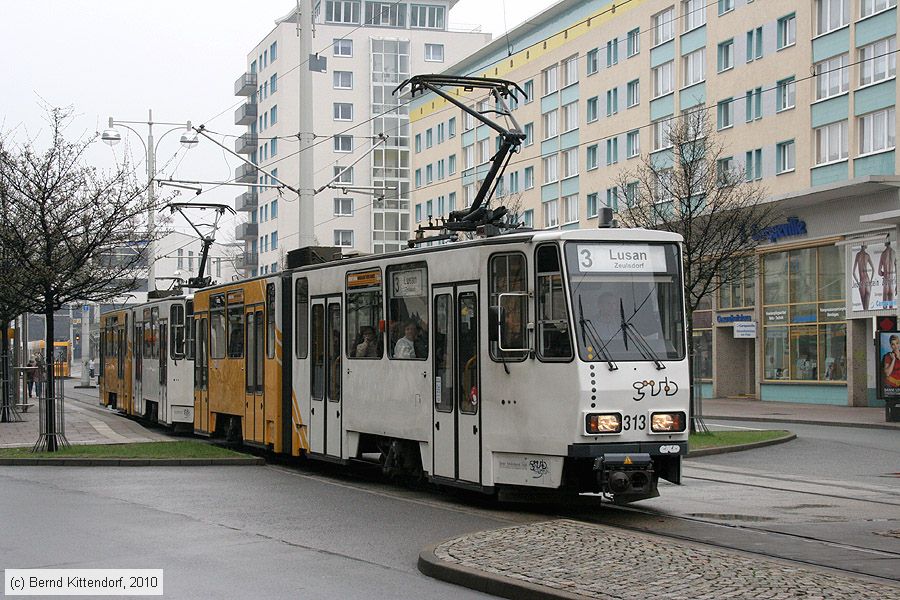 Straßenbahn Gera - 313
/ Bild: gera313_bk1004120136.jpg
