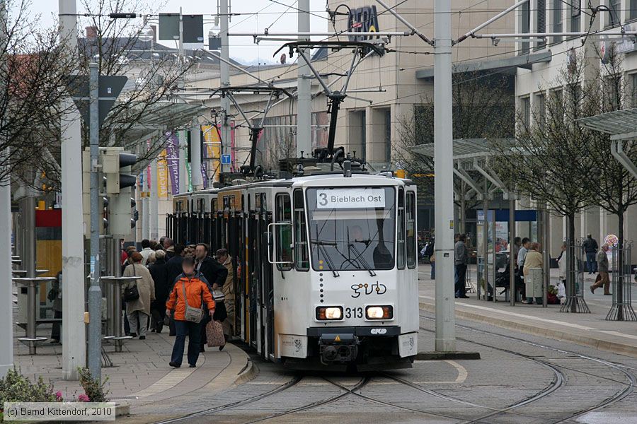 Straßenbahn Gera - 313
/ Bild: gera313_bk1004160030.jpg