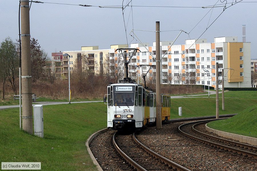 Straßenbahn Gera - 313
/ Bild: gera313_cw1004160063.jpg